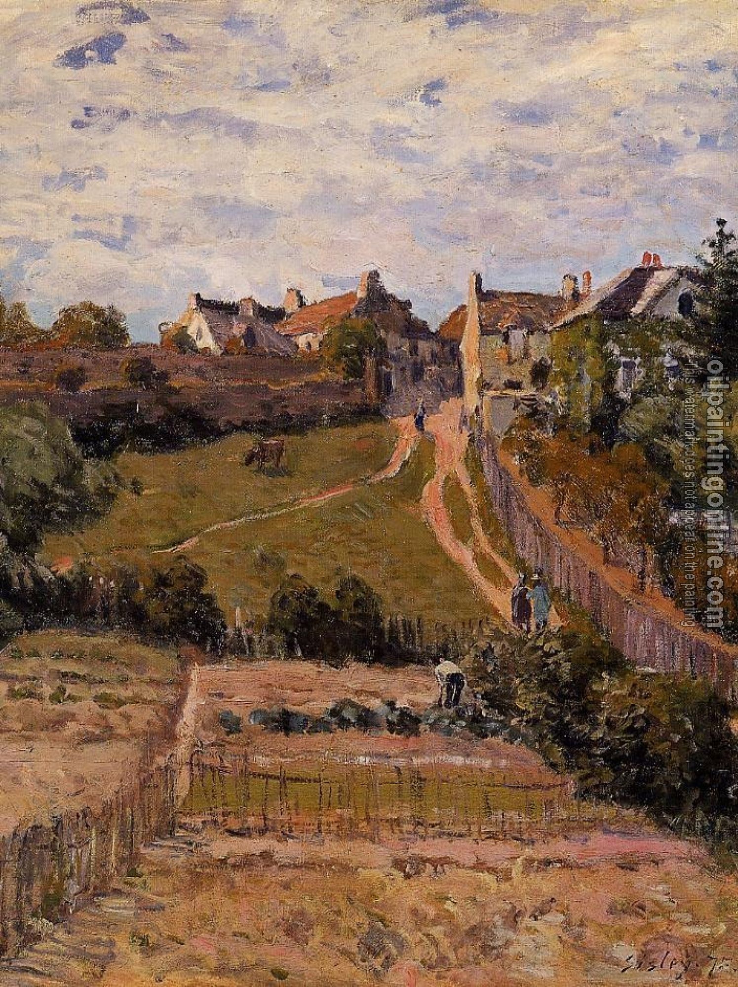 Sisley, Alfred - Rising Path